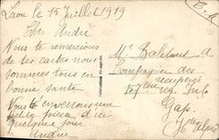 Flores de la fantasía de la POSTAL de la VENDIMIA