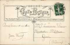 VINTAGE POSTCARD Fantasy Man