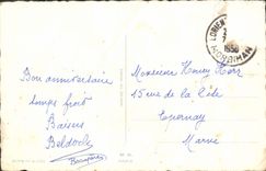 Flores de la fantasía de la POSTAL de la VENDIMIA