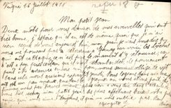 VINTAGE POSTCARD Fantasy Woman