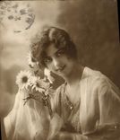 VINTAGE POSTCARD Fantasy Woman