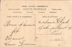 VINTAGE POSTCARD Fantasy Woman Flowers