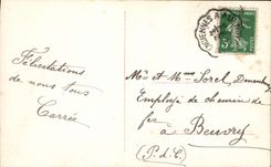 Esposa del niño de la fantasía de la POSTAL de la VENDIMIA