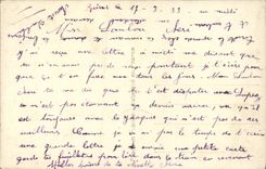 Mujer de la fantasía de la POSTAL de la VENDIMIA