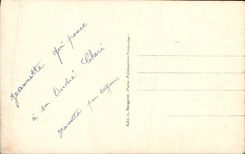 Mujer de la fantasía de la POSTAL de la VENDIMIA