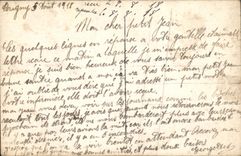 Mujer de la fantasía de la POSTAL de la VENDIMIA