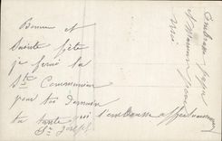 Flores de la fantasía de la POSTAL de la VENDIMIA