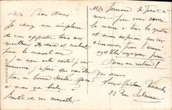 VINTAGE POSTCARD Fantasy Man Plane