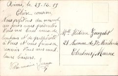 Mujer de la fantasía de la POSTAL de la VENDIMIA