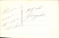 Mujer de la fantasía de la POSTAL de la VENDIMIA