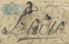 CPA Fantaisie Femmes Lucie