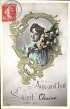VINTAGE POSTCARD Fantasy Woman Saint Arsene