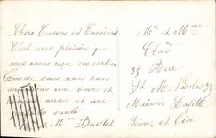 Mujer de la fantasía de la POSTAL de la VENDIMIA