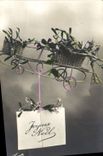 CPA Fantaisie Fleurs Joyeux Noel
