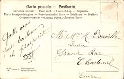 Mujer de la fantasía de la POSTAL de la VENDIMIA