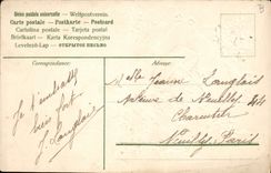 Flores de la fantasía de la POSTAL de la VENDIMIA