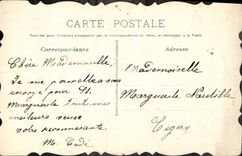 Flores de la fantasía de la POSTAL de la VENDIMIA