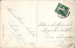 VINTAGE POSTCARD Fantasy Woman