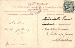 Flor Rose de la fantasía de la POSTAL de la VENDIMIA