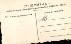 CPA Fantaisie Fer a cheval Hirondelle