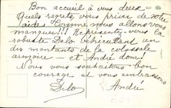 Flores de la fantasía de la POSTAL de la VENDIMIA