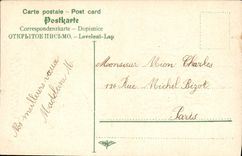 Flores de la fantasía de la POSTAL de la VENDIMIA