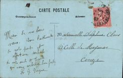 Flores de la fantasía de la POSTAL de la VENDIMIA