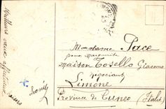 VINTAGE POSTCARD Fantasy Child Doves Flowers