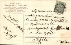 VINTAGE POSTCARD Fantasy Angel Lily of the valley Doves