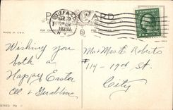 Flores de la fantasía de la POSTAL de la VENDIMIA