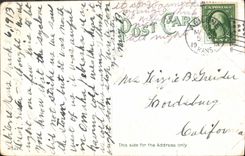 Flores de la fantasía de la POSTAL de la VENDIMIA