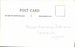 VINTAGE POSTCARD Fantasy Easter Cross Flowers