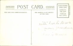 CPA Fantaisie Fleurs Croix Paques