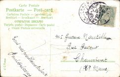 Flores de la fantasía de la POSTAL de la VENDIMIA