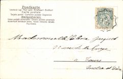 Flores de la fantasía de la POSTAL de la VENDIMIA