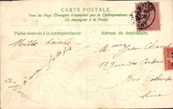 CPA Fantaisie Enfant Papillons