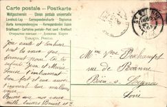 CPA Fantaisie Ange Anges Canon 1906