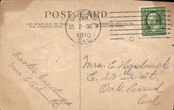 Flores de la fantasía de la POSTAL de la VENDIMIA