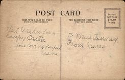 Flores de la fantasía de la POSTAL de la VENDIMIA