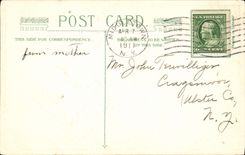 Flores de la fantasía de la POSTAL de la VENDIMIA