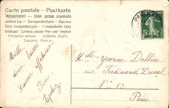 La fantasía de la POSTAL de la VENDIMIA florece pájaros