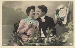 VINTAGE POSTCARD Fantasy Woman