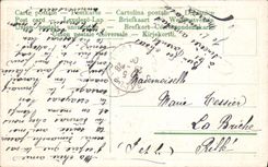 Flores de la fantasía de la POSTAL de la VENDIMIA