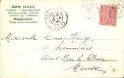 Flores de la fantasía de la POSTAL de la VENDIMIA