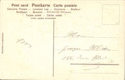 VINTAGE POSTCARD Fantasy Flowers