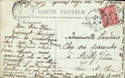 VINTAGE POSTCARD Fantasy Marie Flowers