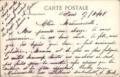 VINTAGE POSTCARD Fantasy Flowers Bells