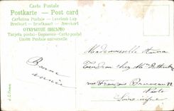 VINTAGE POSTCARD Fantasy Flowers