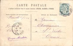 VINTAGE POSTCARD Fantasy Woman Sailor