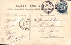 VINTAGE POSTCARD Fantasy Woman Sailor